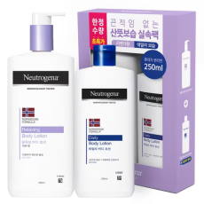 [한정기획] 뉴트로지나 릴렉싱 바디로션 450ml+250ml