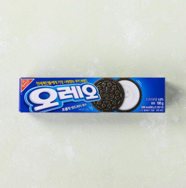 오레오 화이트크림 샌드위치 쿠키100g