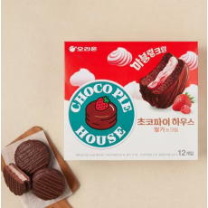 오리온 초코파이하우스 딸기앤크림 408g