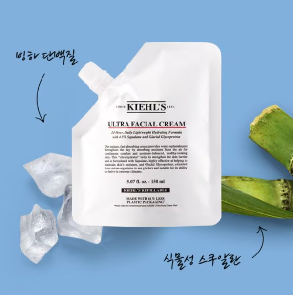 NEW 울트라 훼이셜 크림 리필 파우치 4.0세대 150ml