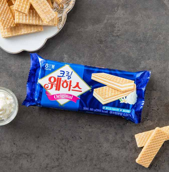 해태제과 크림웨하스 50g