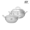 316Ti 스텐 2종 세트 (20cm 양수웍 + 24cm 파티웍)