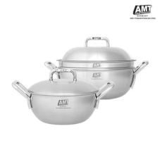 316Ti 스텐 2종 세트 (20cm 양수웍 + 24cm 파티웍)